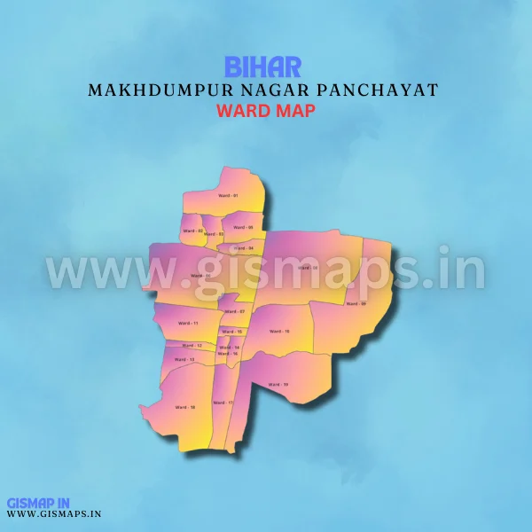 Makhdumpur Nagar Panchayat Ward Map